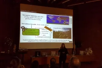 Erola during her speech